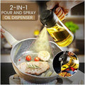 2-in-1 Oil Sprayer & Dispenser Bottle