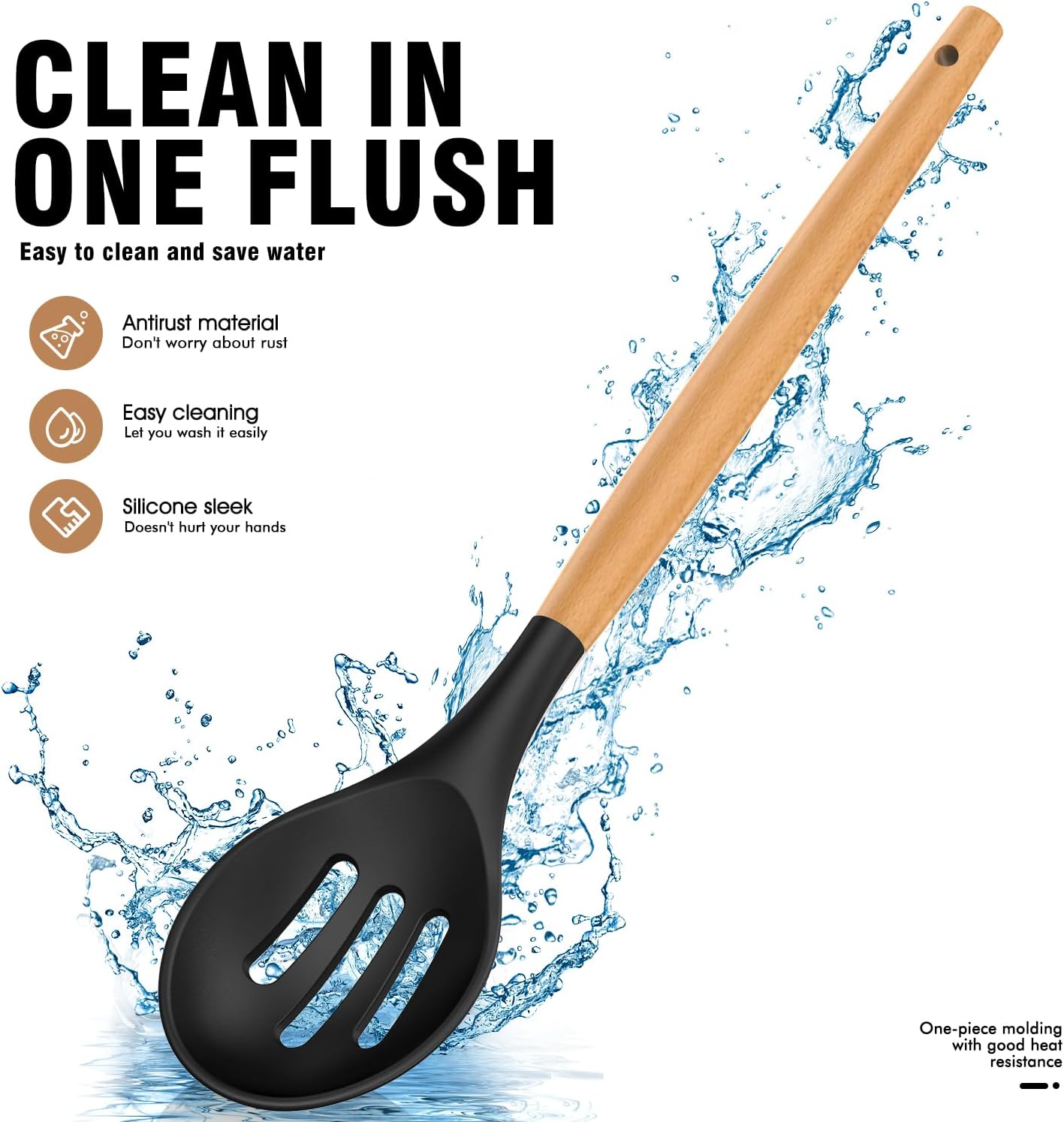 12-Piece Silicone Utensil Set – Heat Resistant & Non-Stick Friendly